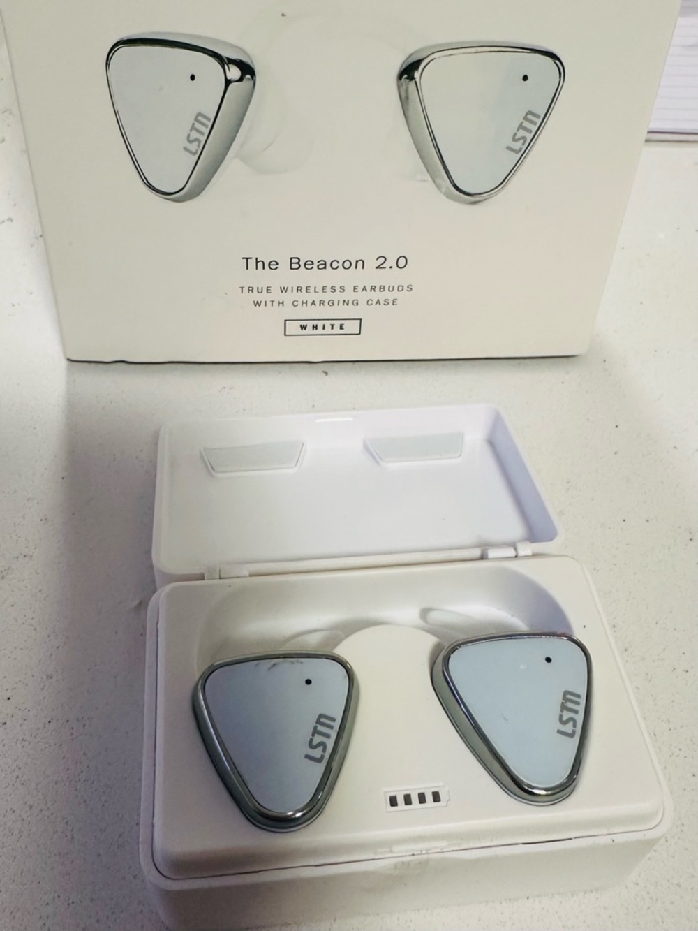 Beacon 2.0 True Wireless Earbuds - White